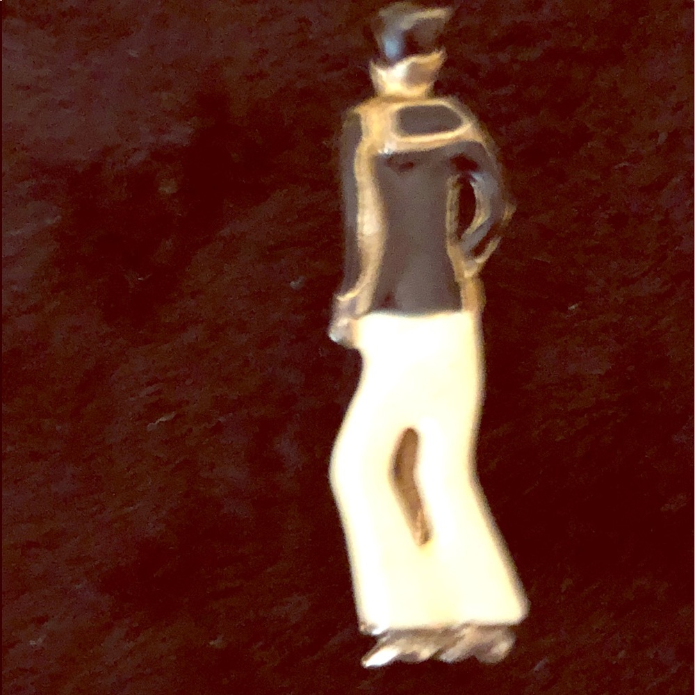 Vintage enameled Sailor Brooch